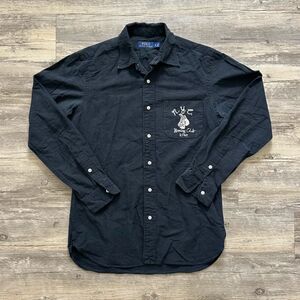 Polo Ralph Lauren NYC Boxing Club 67-69 Chain Stitched Button Shirt Size Small